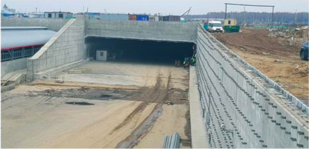 Транспортный тоннель №5. СБВ ПК 372-374