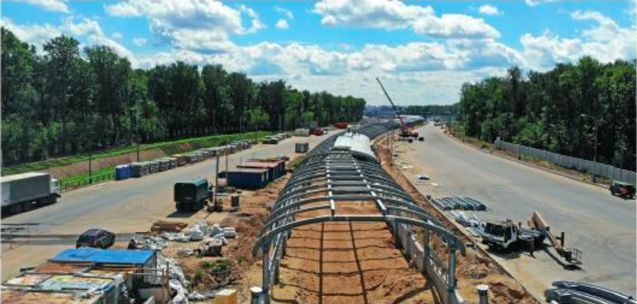 Соединительные ветки в депо. Тоннели ОСР от ПК001 до ПК010. Основные конструкции Секция III – 6Тм